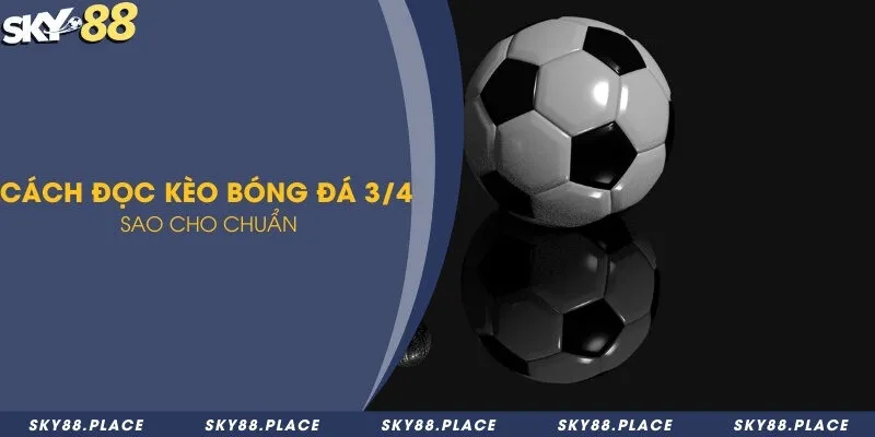 Kèo 3/4 là gì? Hướng dẫn đọc kèo 3/4 khi chơi cá độ bóng đá online 2 Cách đọc kèo bóng đá 3/4 sao cho chuẩn