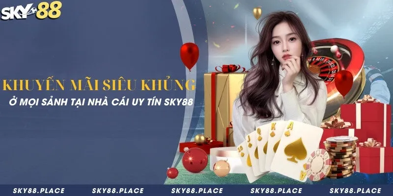 SKY88- Nhà Cái Thể Thao SKY88 - Đăng Ký Nhận 99 USDT 11 Khuyến mãi siêu khủng ở mọi sảnh tại nhà cái uy tín Sky88