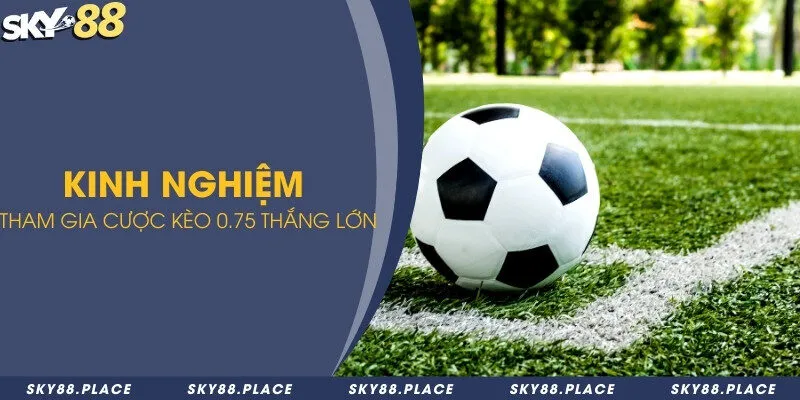 Kèo 3/4 là gì? Hướng dẫn đọc kèo 3/4 khi chơi cá độ bóng đá online 3 Kinh nghiệm tham gia cược kèo 0.75 thắng lớn